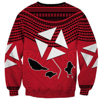 Wallis And Futuna Sweatshirt Polynesian Tattoo Flag Map