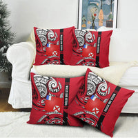Wallis And Futuna Pillow Cover Tribal Polynesian Tattoo Flag Motif