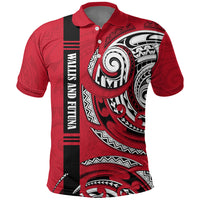 Wallis And Futuna Polo Shirt Tribal Polynesian Tattoo Flag Motif
