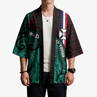 Wallis And Futuna Kimono Tribal Polynesian Tattoo Heritage Cross Flag