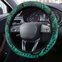 Wallis And Futuna Steering Wheel Cover Tribal Polynesian Tattoo Heritage Cross Flag