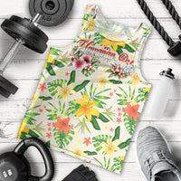 Hawaiian Piko Threads Of Paradise Aloha Men Tank Top Tropical Hibiscus Plumeria