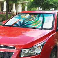Hawaii Waimanalo Sea Turtle Auto Sun Shade Cute Tropical Beach Aloha Spirit Cartoon
