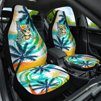 Hawaii Waimanalo Sea Turtle Car Seat Cover Cute Tropical Beach Aloha Spirit Cartoon