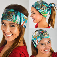 Hawaii Waimanalo Sea Turtle Neck Gaiter Cute Tropical Beach Aloha Spirit Cartoon