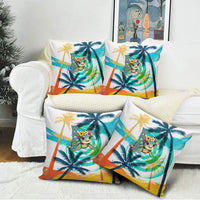 Hawaii Waimanalo Sea Turtle Pillow Cover Cute Tropical Beach Aloha Spirit Cartoon