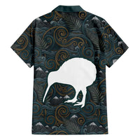 New Zealand is Calling and I Must Go Hawaiian Shirt Kiwi Bird Silhouette