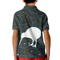 New Zealand is Calling and I Must Go Kid Polo Shirt Kiwi Bird Silhouette TS04 - Polynesian Pride