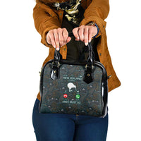 New Zealand is Calling and I Must Go Shoulder Handbag Kiwi Bird Silhouette