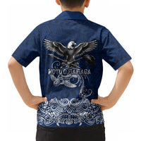 American Samoa Eagle Hawaiian Shirt Sea Turtle Traditional Polynesian Tribal Tattoo