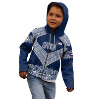 American Samoa Eagle Kid Hoodie Sea Turtle Traditional Polynesian Tribal Tattoo