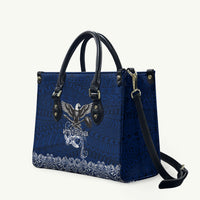 American Samoa Eagle Leather Bag Sea Turtle Traditional Polynesian Tribal Tattoo