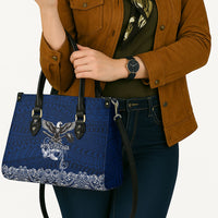 American Samoa Eagle Leather Bag Sea Turtle Traditional Polynesian Tribal Tattoo
