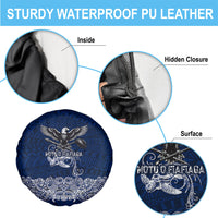 American Samoa Eagle Spare Tire Cover Sea Turtle Traditional Polynesian Tribal Tattoo