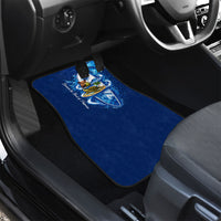 American Samoa Pago Pago Car Mats Sea Turtle And Fruit Bat - Tropical Hibiscus Flowers Polynesian