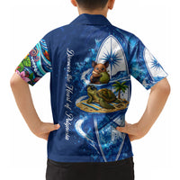American Samoa Pago Pago Hawaiian Shirt Sea Turtle And Fruit Bat - Tropical Hibiscus Flowers Polynesian