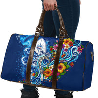 American Samoa Pago Pago Travel Bag Sea Turtle And Fruit Bat - Tropical Hibiscus Flowers Polynesian