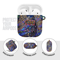 American Samoa Warrior AirPods Case Polynesian Fruit Bat Talofa Urban Graffiti Street Art