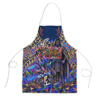 American Samoa Warrior Apron Polynesian Fruit Bat Talofa Urban Graffiti Street Art
