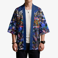 American Samoa Warrior Kimono Polynesian Fruit Bat Talofa Urban Graffiti Street Art