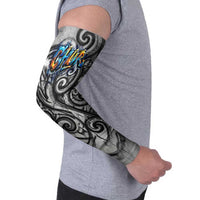 Chur Bro Shaka Sign Arm Sleeves New Zealand Koru Colorful Graffiti Splash
