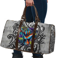 Chur Bro Shaka Sign Travel Bag New Zealand Koru Colorful Graffiti Splash TS04 - Polynesian Pride