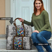 Chur Bro Shaka Sign Travel Bag New Zealand Koru Colorful Graffiti Splash TS04 - Polynesian Pride