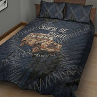 New Zealand She’ll Be Right Quilt Bed Set NZ Slang No. 8 Wire Map Pattern