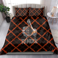 Tu Meke Maori New Zealand Slang Bedding Set with Glow Neon Step Style