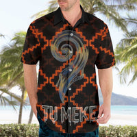 Tu Meke Maori New Zealand Slang Hawaiian Shirt with Glow Neon Step Style