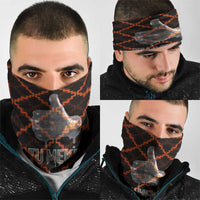 Tu Meke Maori New Zealand Slang Neck Gaiter with Glow Neon Step Style
