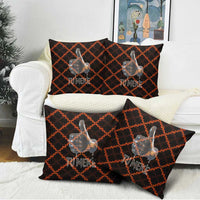 Tu Meke Maori New Zealand Slang Pillow Cover with Glow Neon Step Style