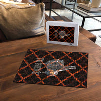 Tu Meke Maori New Zealand Slang Puzzle with Glow Neon Step Style
