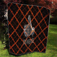 Tu Meke Maori New Zealand Slang Quilt with Glow Neon Step Style
