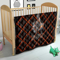 Tu Meke Maori New Zealand Slang Quilt with Glow Neon Step Style