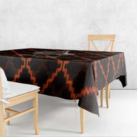 Tu Meke Maori New Zealand Slang Tablecloth with Glow Neon Step Style