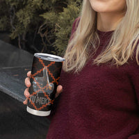 Tu Meke Maori New Zealand Slang Tumbler Cup with Glow Neon Step Style