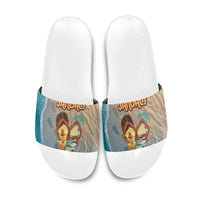 Kiwi Jandal Beach Life Slide Sandals New Zealand Flip Flops Ocean Wave Surf Style