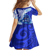 Chuuk Micronesian Roots Family Matching Mermaid Dress and Hawaiian Shirt Polynesian Tribal Pattern Hibiscus Flower And Stingray Art