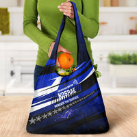 Kosrae Deep Sea Scuba Diving Grocery Bag Blue Hole Beneath The Surface Coral Reef Graphic Art