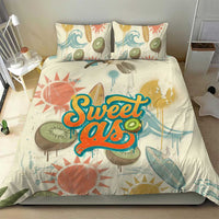 NZ Slang Sweet As Kiwi Shaka Sign Bedding Set New Zealand Surfboards Sun and Tropical Beach Retro TS04 - Polynesian Pride