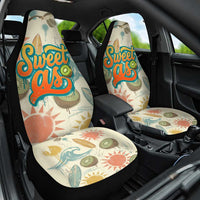 NZ Slang Sweet As Kiwi Shaka Sign Car Seat Cover New Zealand Surfboards Sun and Tropical Beach Retro TS04 One Size Beige - Polynesian Pride