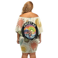 NZ Slang Sweet As Kiwi Shaka Sign Family Matching Off Shoulder Short Dress and Hawaiian Shirt New Zealand Surfboards Sun and Tropical Beach Retro TS04 - Polynesian Pride