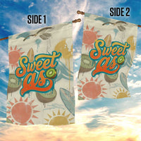 NZ Slang Sweet As Kiwi Shaka Sign Garden Flag New Zealand Surfboards Sun and Tropical Beach Retro TS04 - Polynesian Pride