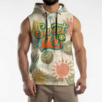 NZ Slang Sweet As Kiwi Shaka Sign Sleeveless Hoodie New Zealand Surfboards Sun and Tropical Beach Retro TS04 - Polynesian Pride