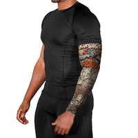 Choice Bro Graffiti Handshake Arm Sleeves New Zealand Slang Fern Brick Wall and Urban Street Art