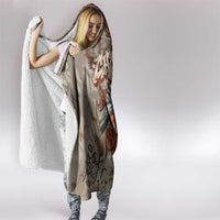 Choice Bro Graffiti Handshake Hooded Blanket New Zealand Slang Fern Brick Wall and Urban Street Art