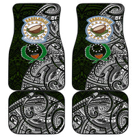 Pohnpei Federated States Of Micronesia Car Mats Polynesian Tribal Heritage Art With Kaselehlie State Seal TS04 - Polynesian Pride