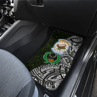 Pohnpei Federated States Of Micronesia Car Mats Polynesian Tribal Heritage Art With Kaselehlie State Seal TS04 - Polynesian Pride