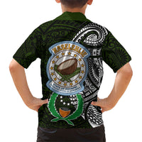 Pohnpei Federated States Of Micronesia Family Matching Mermaid Dress and Hawaiian Shirt Polynesian Tribal Heritage Art With Kaselehlie State Seal TS04 - Polynesian Pride